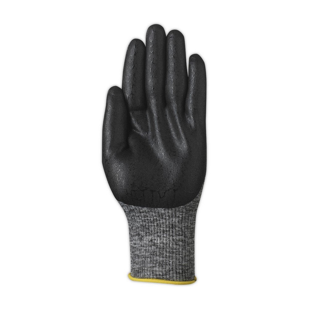 Ansell Hyflex Black Foam Nitrile Palm Coated Gloves 11-801 - 12 Pairs/Pack