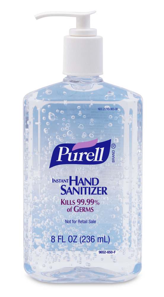 Purell Advanced Hand Rub Table Top Pump Bottle 9652-12 - 12 X 236 mL