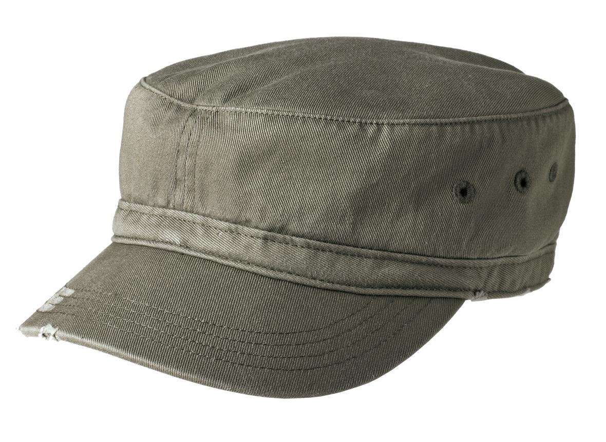 District? Distressed Military Hat.  DT605