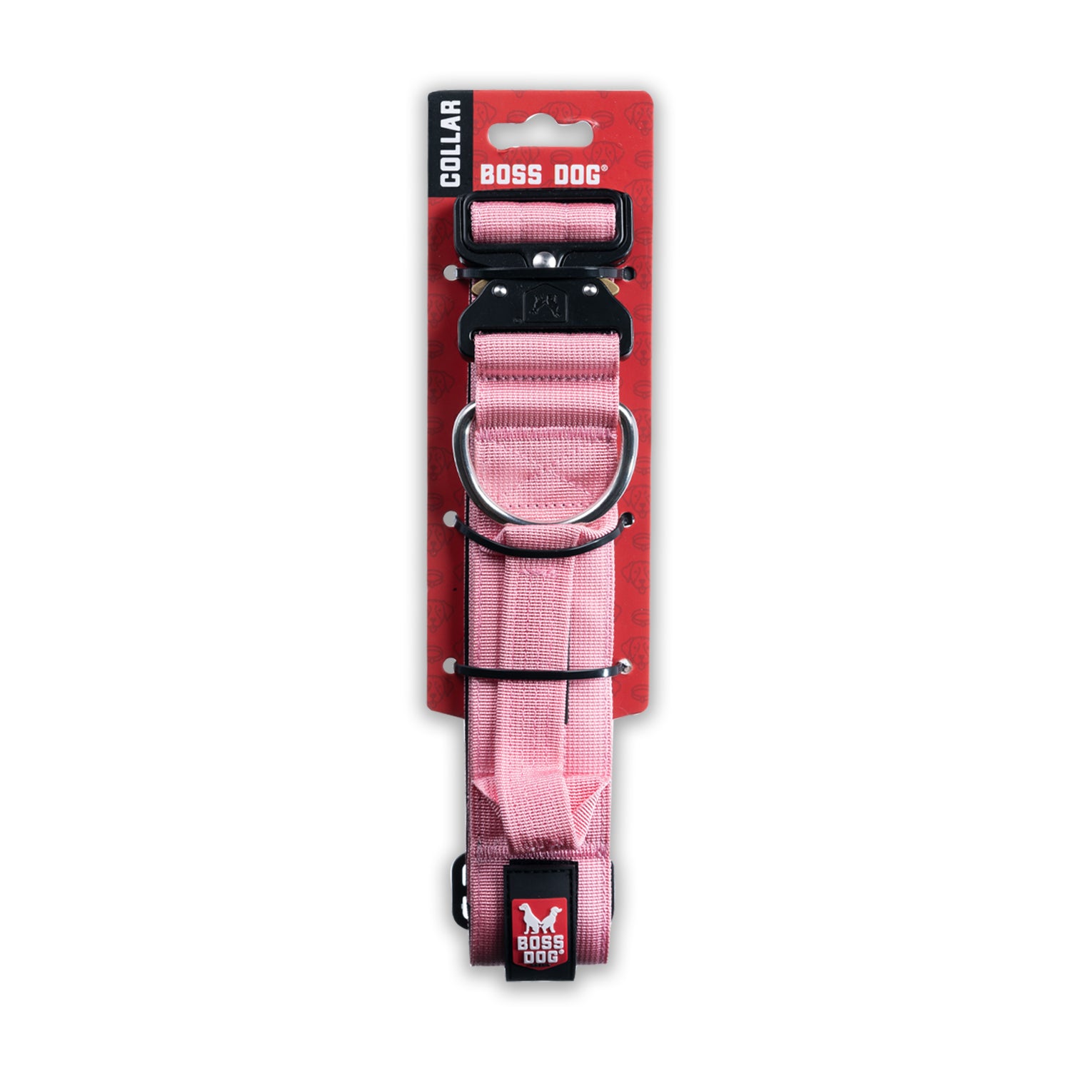 Boss Dog Tactical Collar - Pink