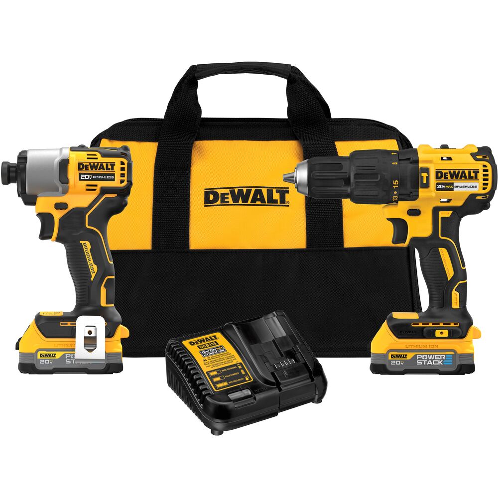 Promo-DeWalt DCK276E2 20V MAX Brushless Hammer Drill Driver / Impact ...