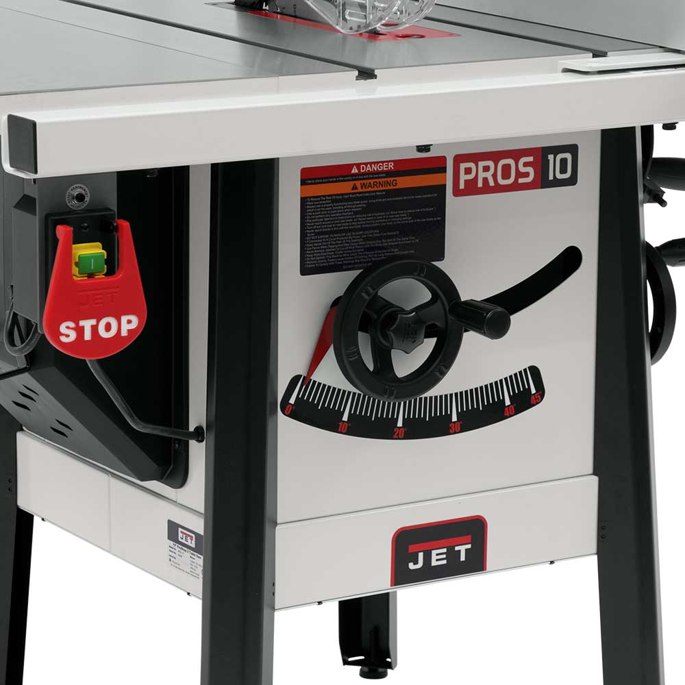 Jet 725000K 115-Volt 10-Inch Cast Wing Riving ProShop Table Saw w/ 30 ...