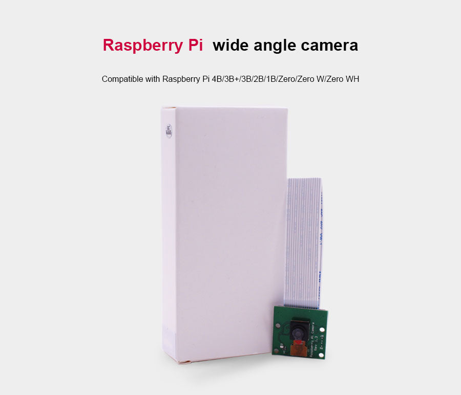 Raspberry Pi 5M 1080p OV5647 sensor wide angle camera module for 4B/3B