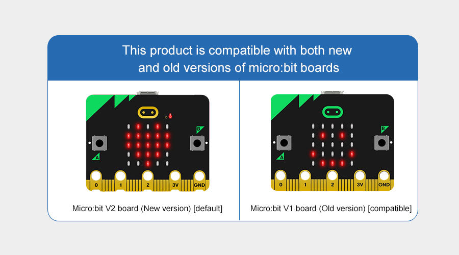 Yahboom Micro:bit RGB LED halo expansion board compatible with Micro:b