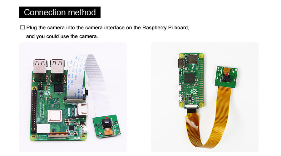 Raspberry Pi 5M 1080p OV5647 sensor wide angle camera module for 4B/3B