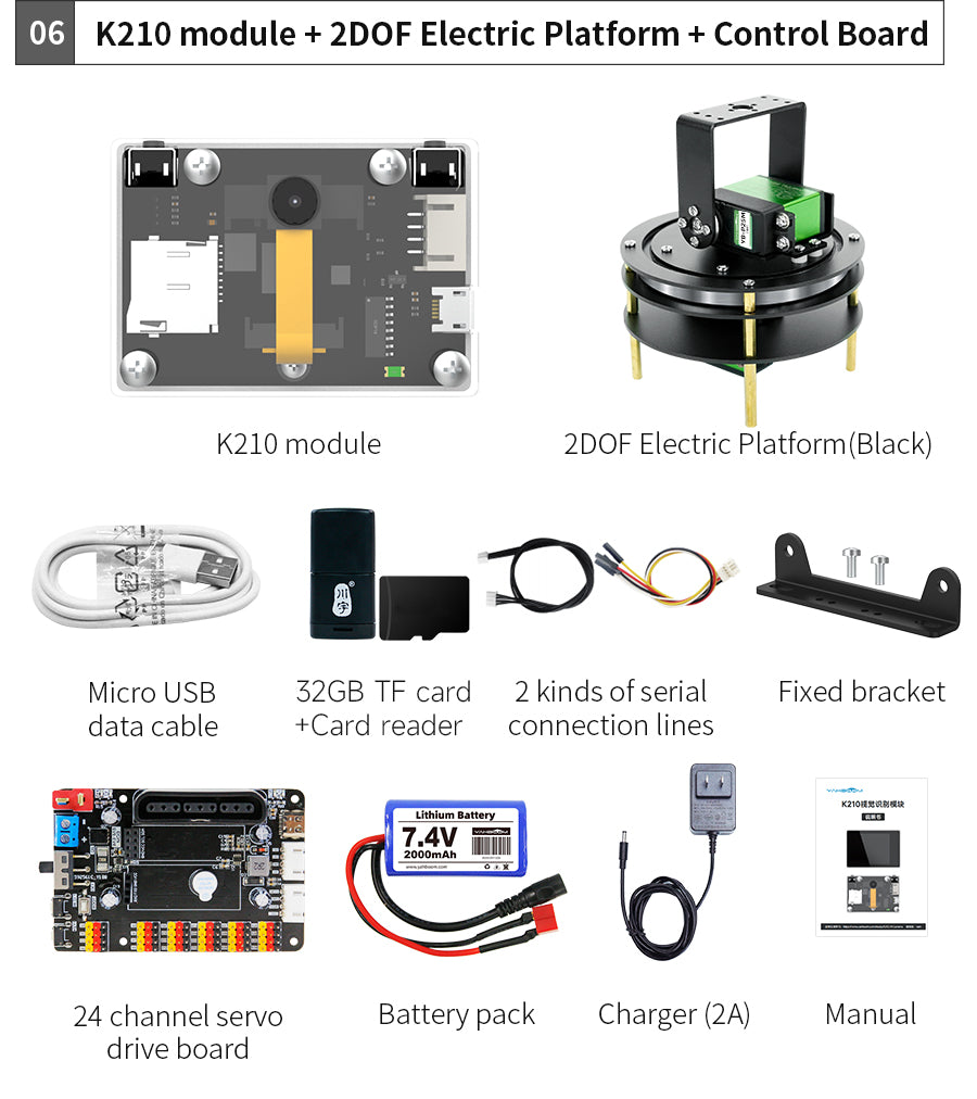 K210 Visual Recognition Module with Serial Port for Image Processing
