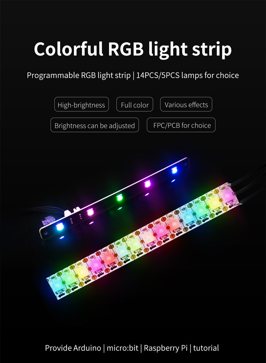 14 LED Programmable RGB Light Bar - ThinkRobotics – ThinkRobotics.com
