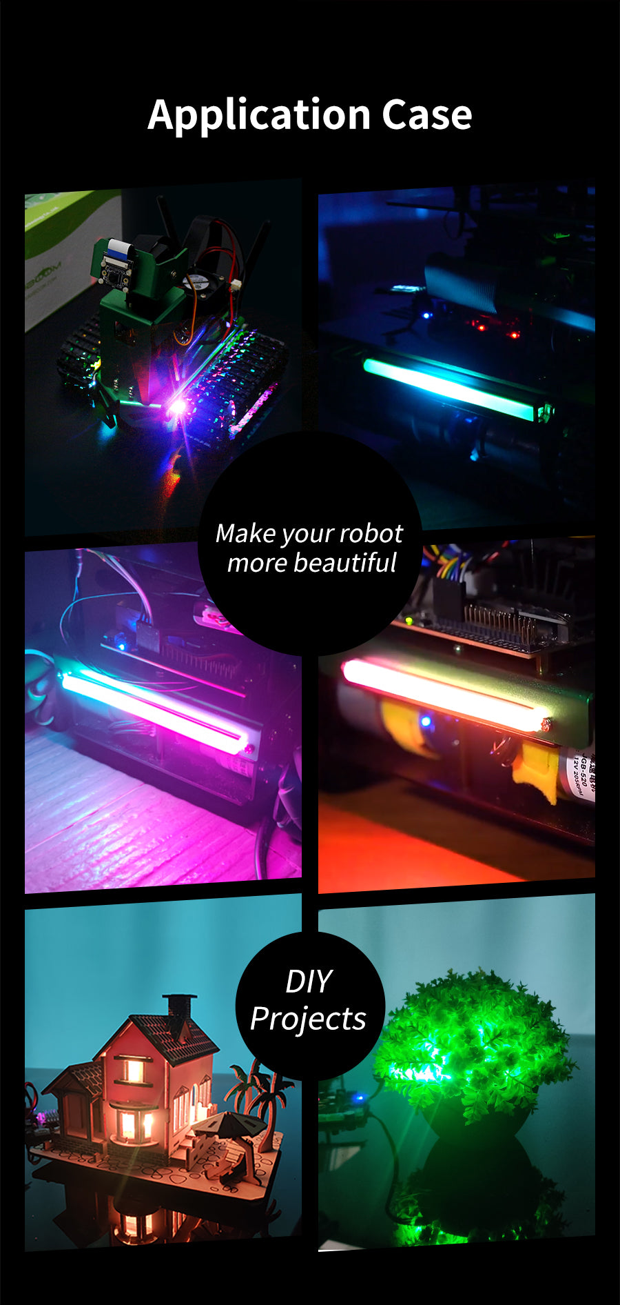 14 Led Programmable Rgb Light Bar, LED Lightbar, Light Emitting Diode ...