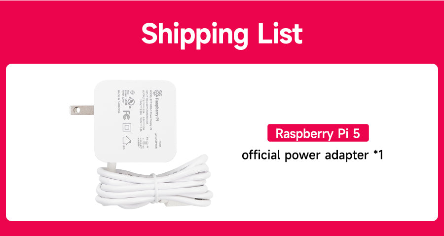 Raspberry Pi 5 Starter Kit - Official Power Supply, Case Or Fan, Memory Card & Network Cable