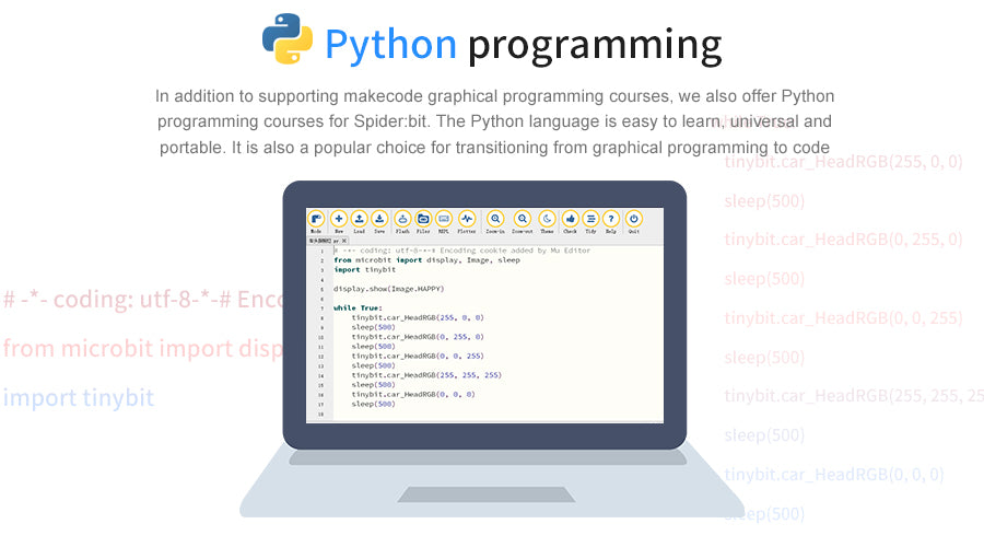 Yahboom Spider:bit LEGO Programmable Robot Electronic Kit for Microbit