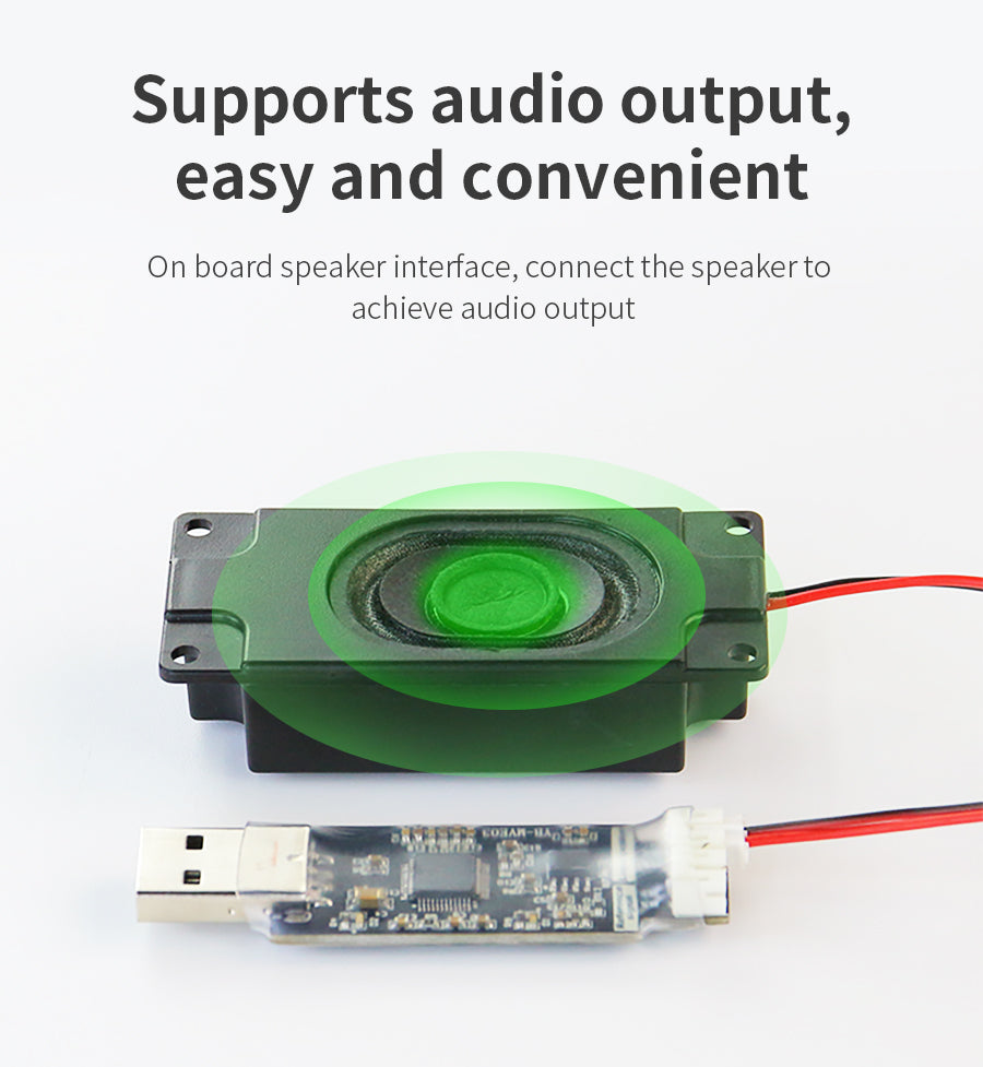 Yahboom USB Sound Card and Speaker for Raspberry Pi and Jetson Board