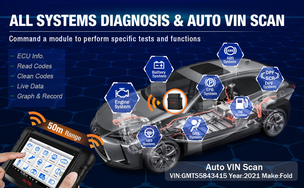 Autel MP900TS Scanner Full System DIagnostic and Auto Scan