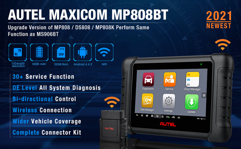 Autel MaxiPRO MP808BT Wireless Diagnostic Scanner