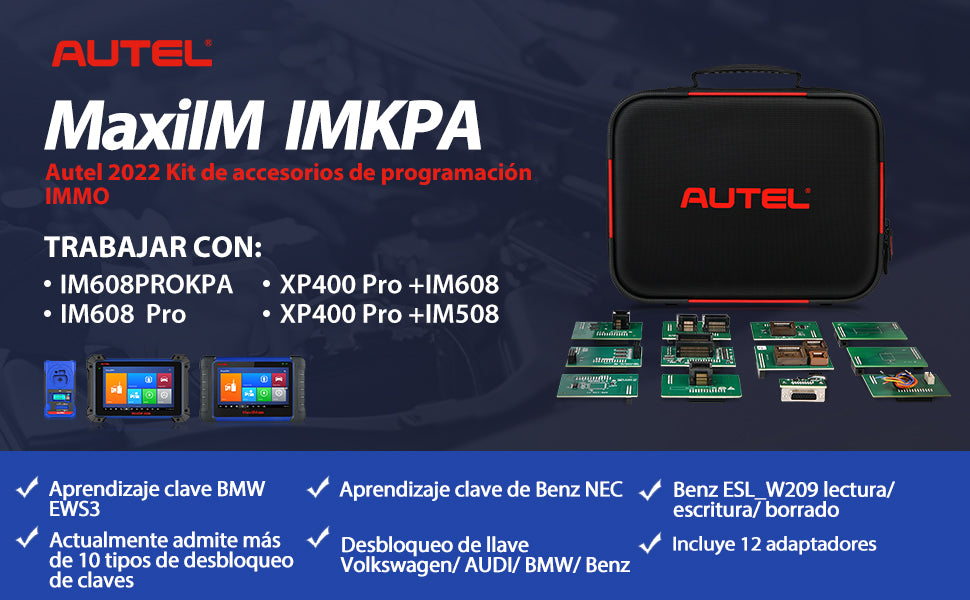 Autel IMKPA Key Programming Adapter Functions Overview