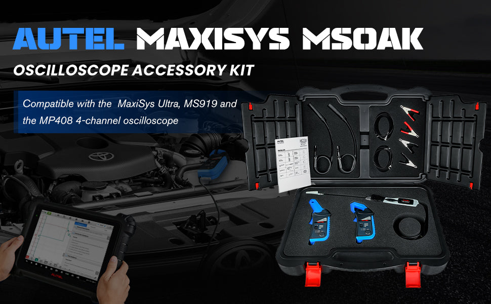Autel MaxiSYS MSOAK Oscilloscope Accessory Kit Work with MaxiFlash VCMI MSUltra, MS919 and MP408