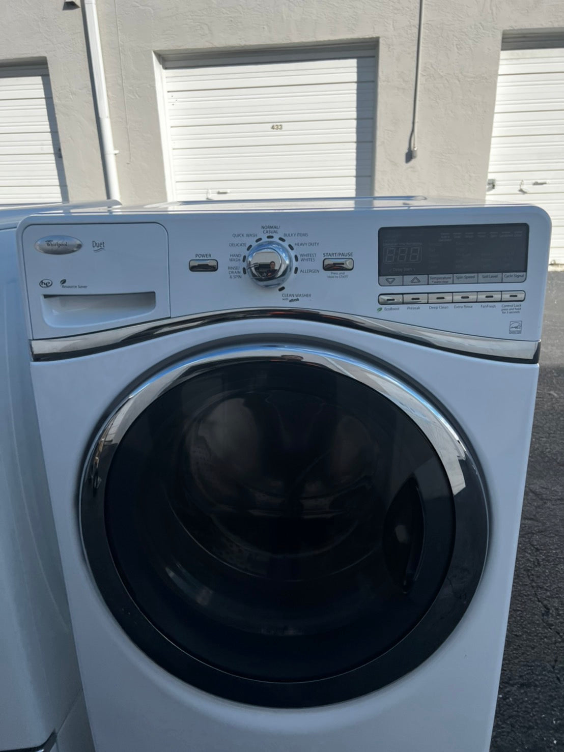 Whirlpool Washer and Dryer Front Load with Pedestal