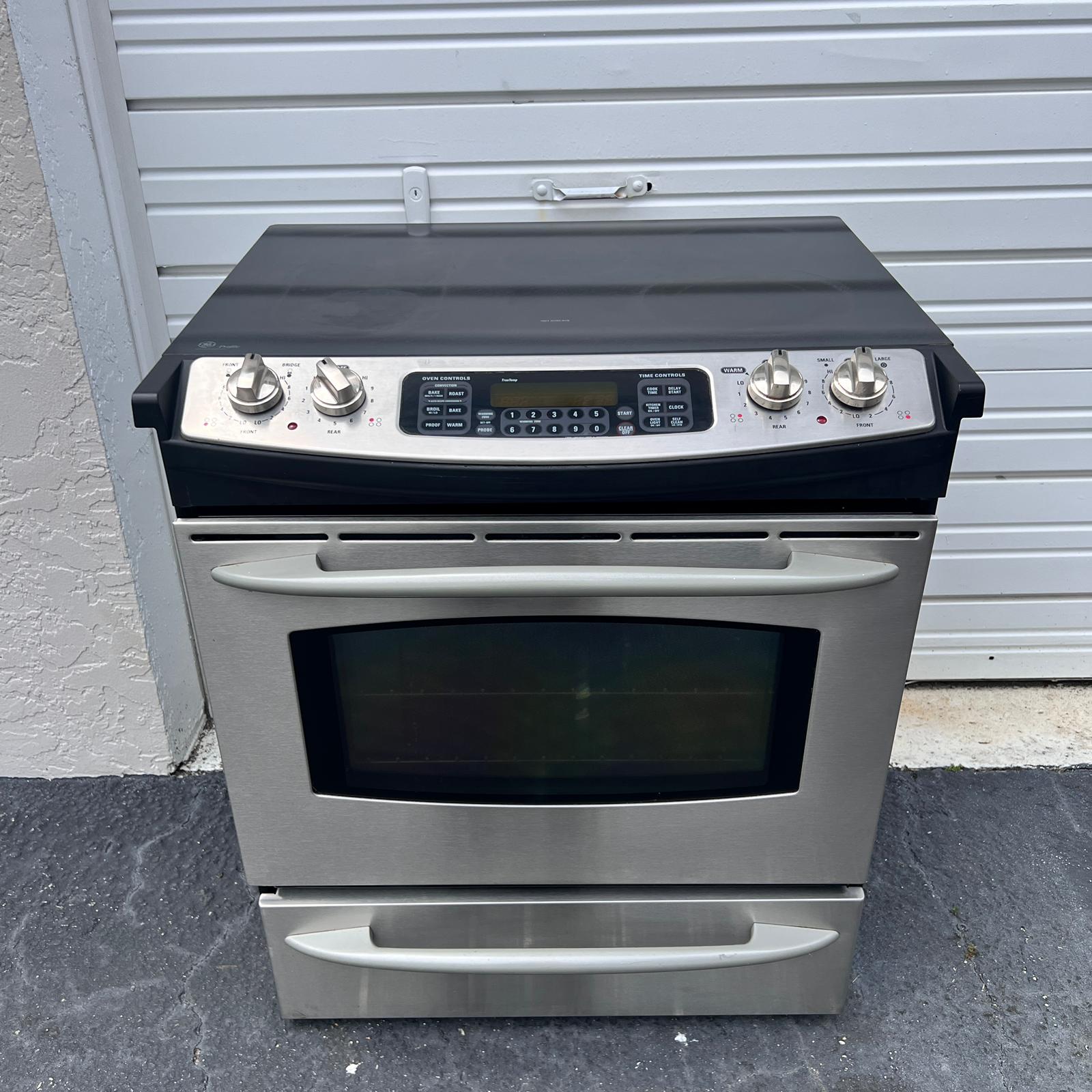 GE Profile Slide Electric Stove