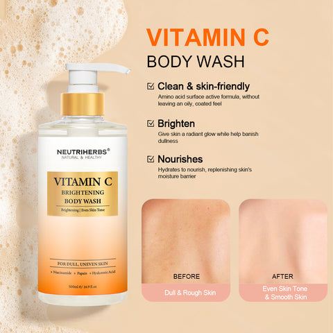 What to expect from using a brightening body wash on a regular basis