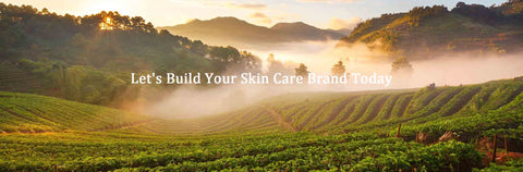 contact us to build your skin care brand