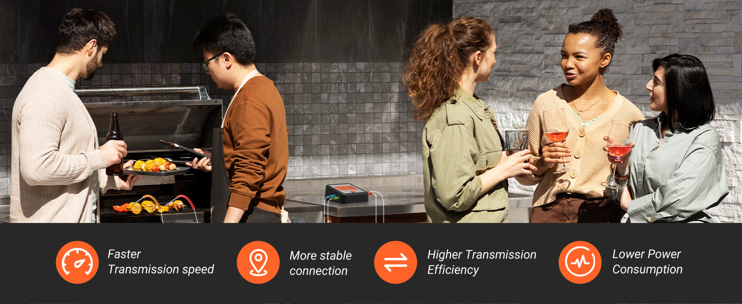 BBQ Thermometer IDT-34c-B Features