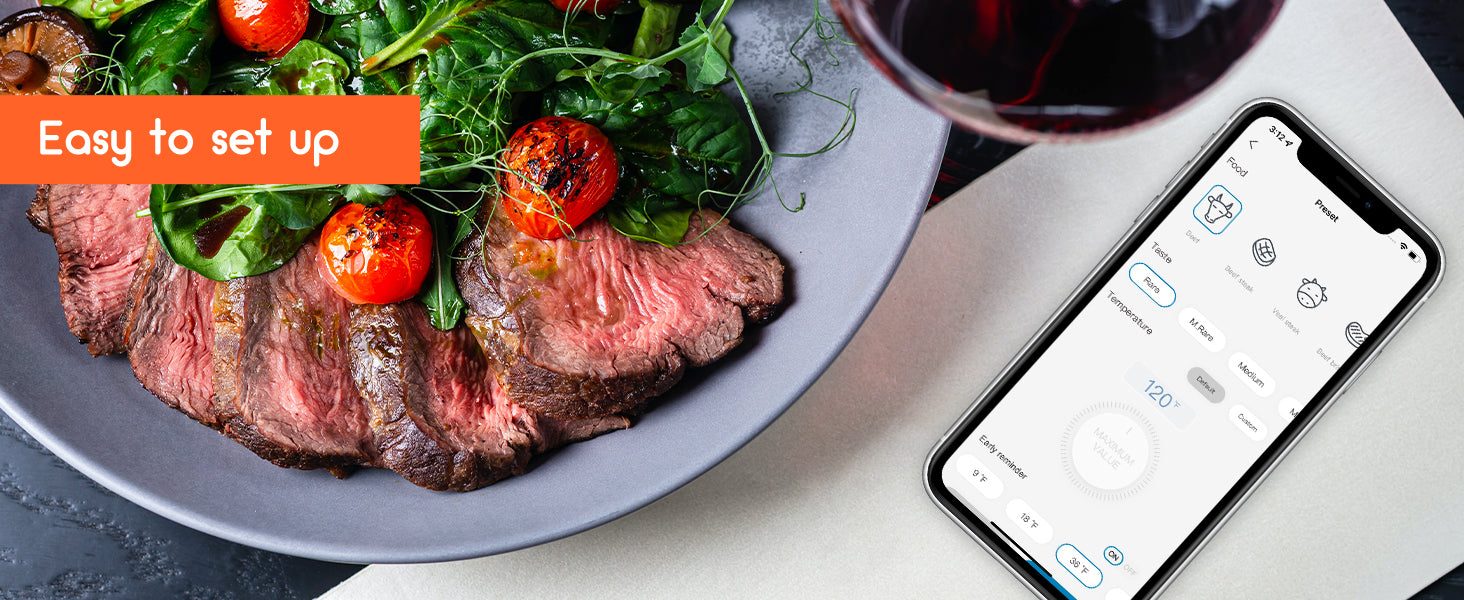 Easy to Set up Grill Thermometer