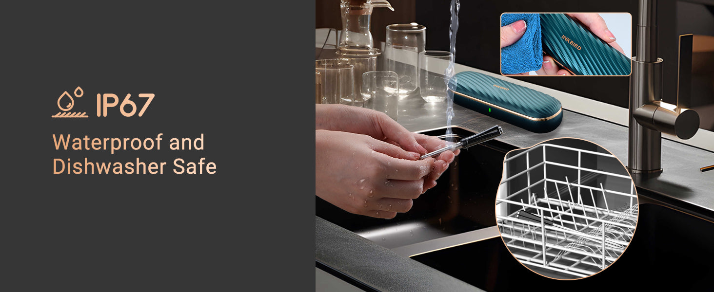 INT-11X-B IP67 Waterproof Dishwasher Safe Probe