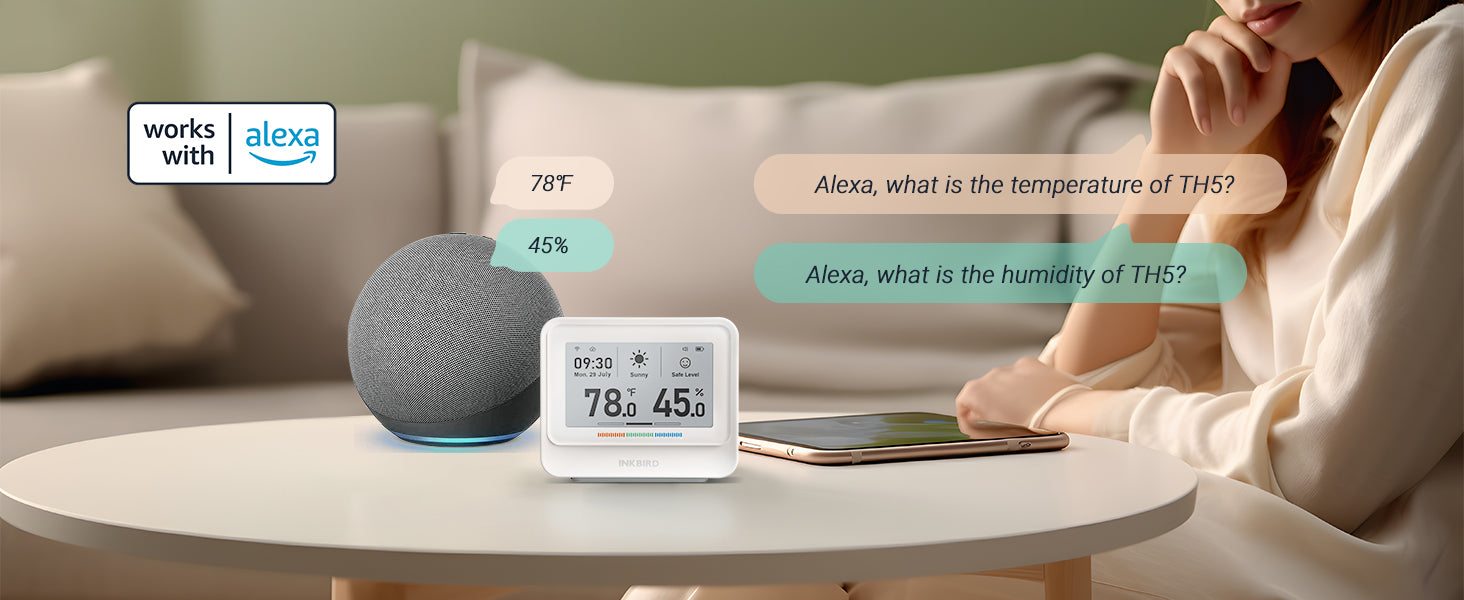 Connect IBS-TH5-WiFi to Alexa
