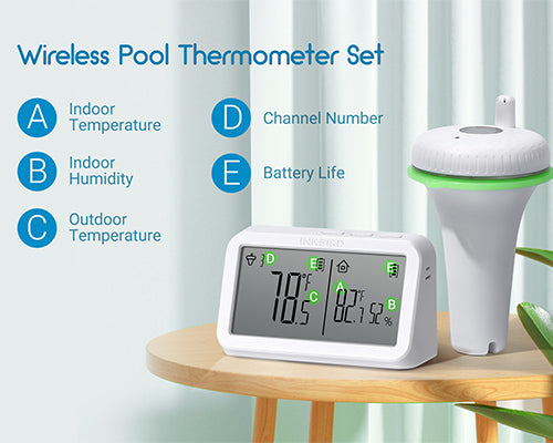Wireless Pool Thermometer Set IBS-P01R — INKBIRD