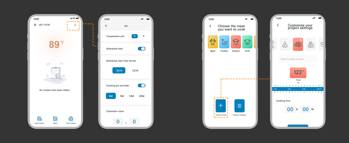 Set Temp and Units
