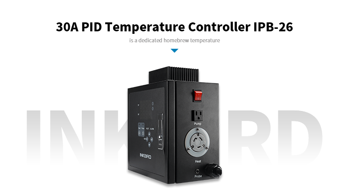 PID Temperature Controller Water Pump Heat Inkbird Digital IPB-26 Home Brewing 