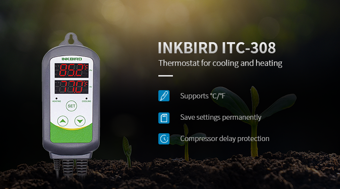 INKBIRD ITC-308 Temperature Controller Beer Wine Mead Making Seed Germination AU 