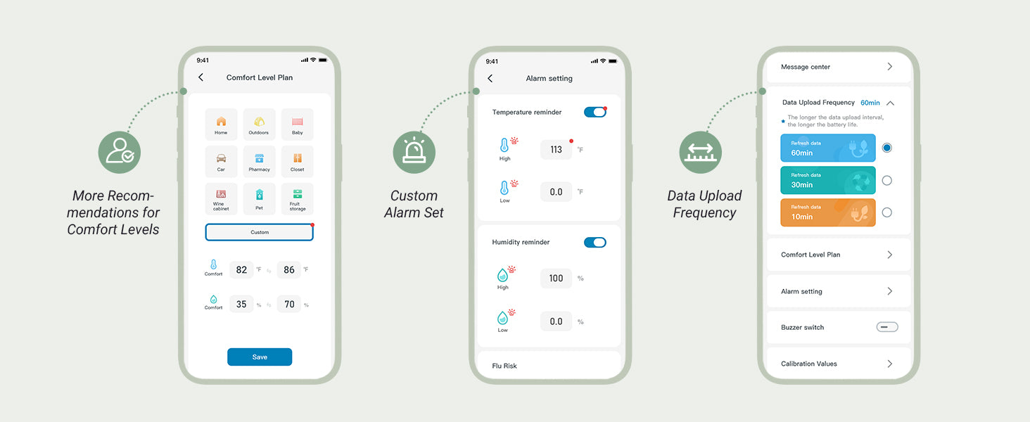 IBS-TH5-WiFi App Features