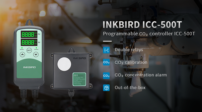 INKBIRD Programmable CO₂ controller ICC-500T