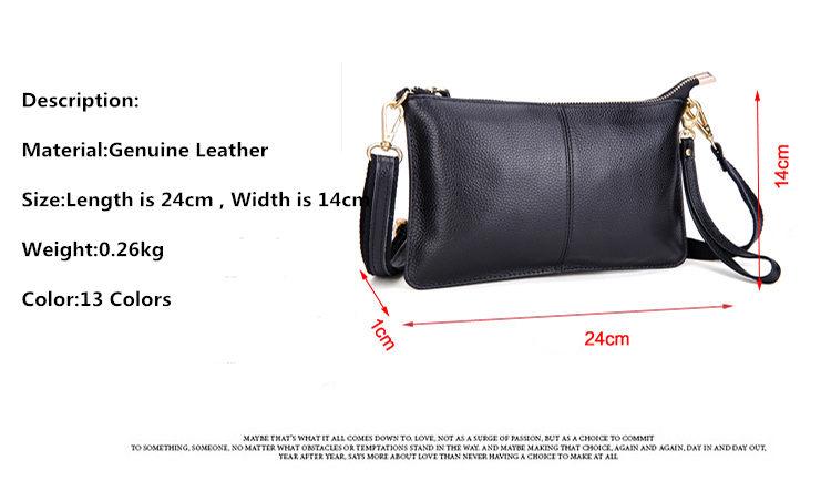 Small Leather Clutch Handbag