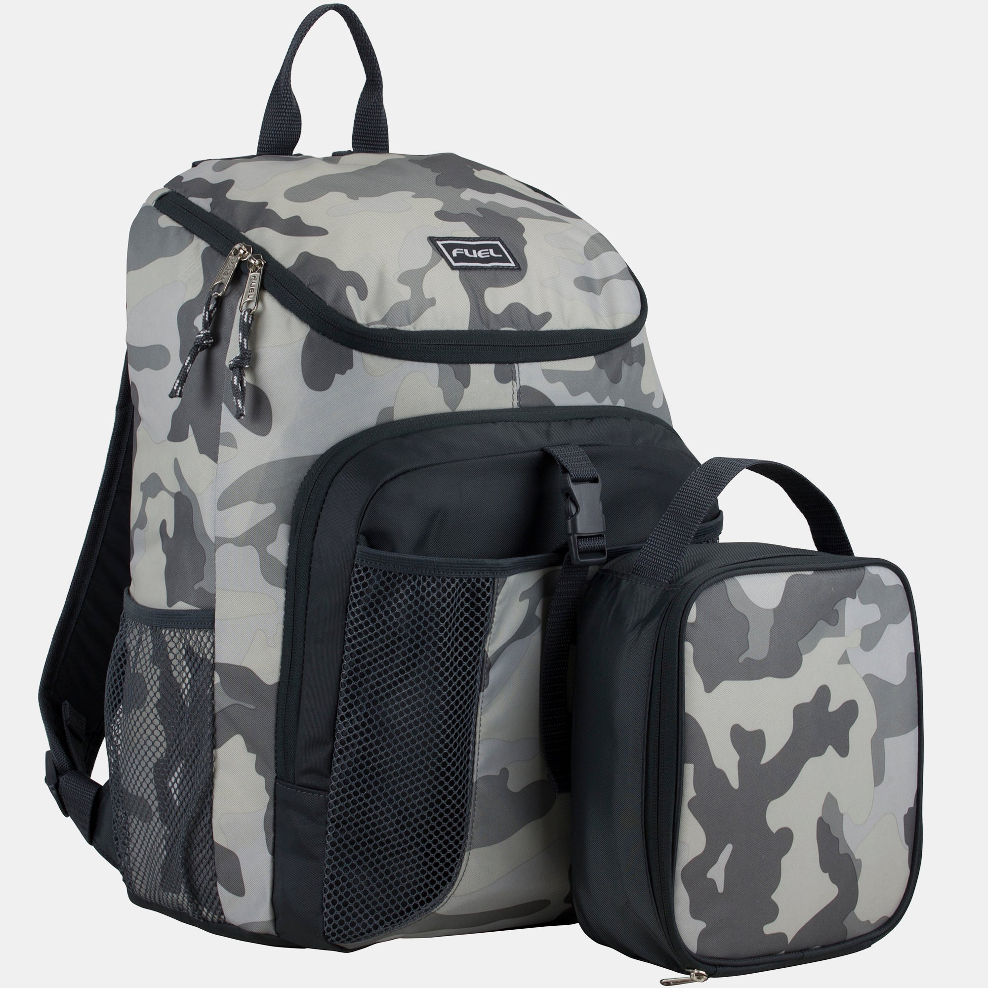 Fuel Top Loader Backpack & Lunch Bag Bundle, Graphite Camo