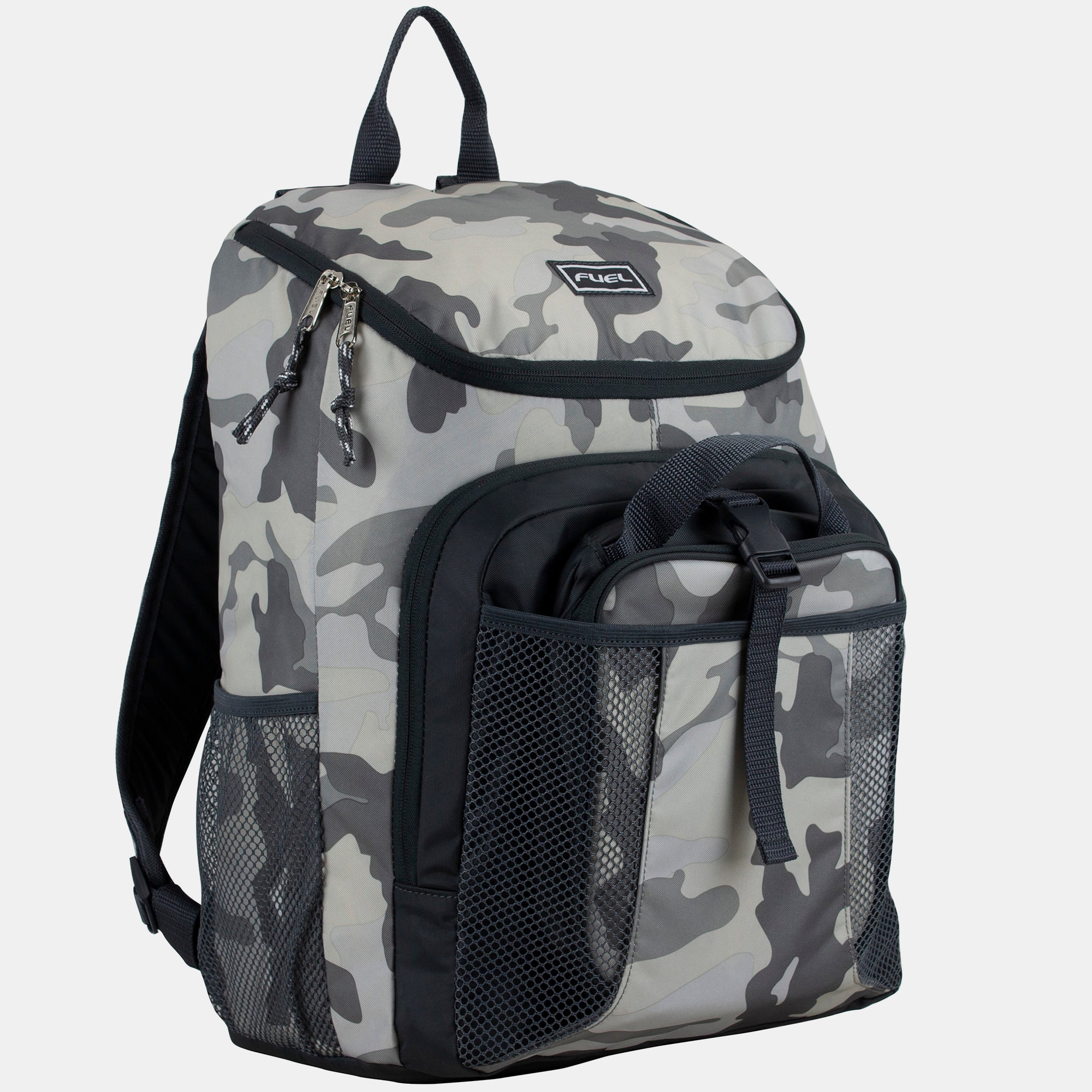 Fuel Top Loader Backpack & Lunch Bag Bundle, Graphite Camo