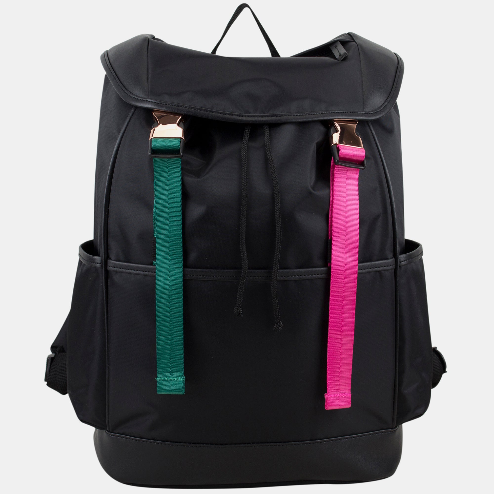 Fuel Drawstring Backpack With Double Rose Gold Buckles