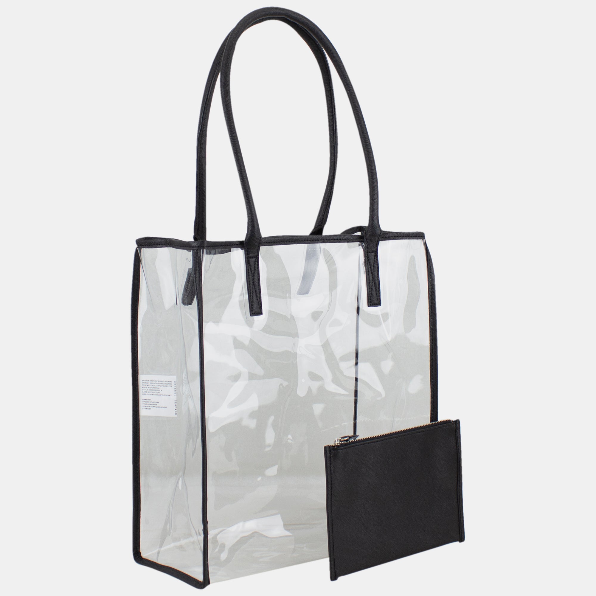 BIJOUX LIMITED Clear Shopper with Removable Clutch