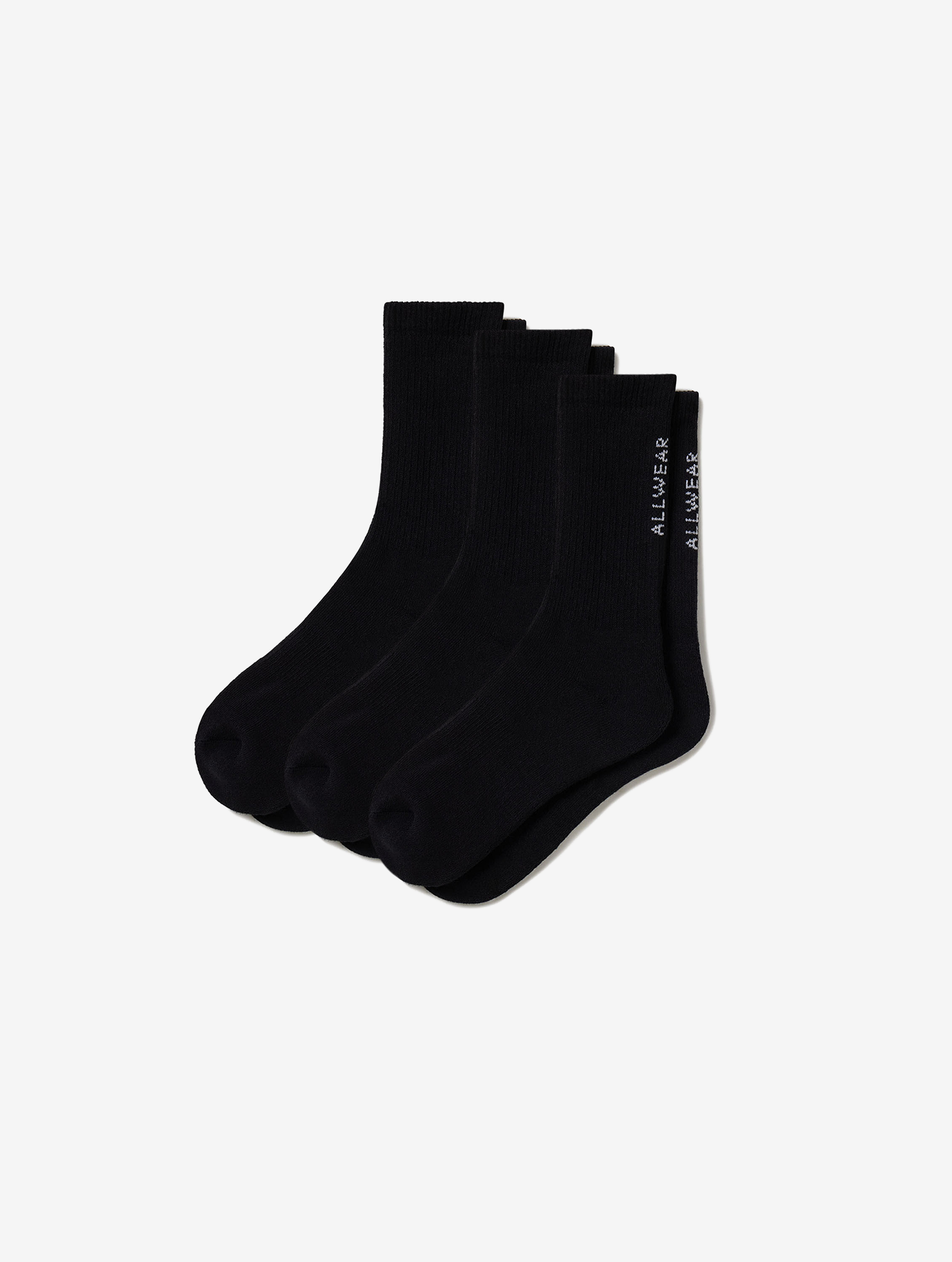 Allwear Organic Crew Socks 3 Pack Bundle