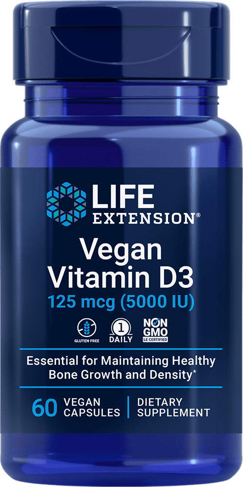 Vegan Vitamin D3 5000iu 60ct