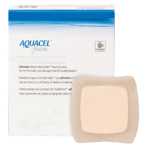 Aquacel Adhesive Gelling Foam Dressing 4