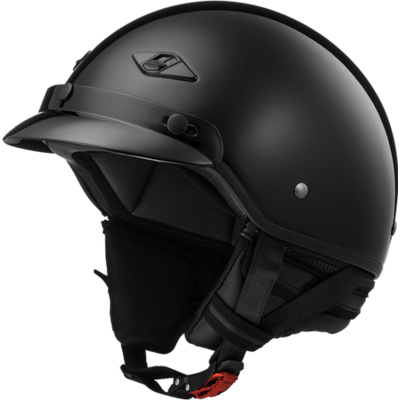 Half Helmets Helmet Solid - Gloss Black - Bagger by LS2