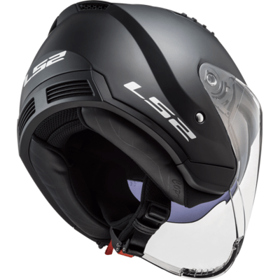 Open Face Helmet Solid - Matte Black - Copter by LS2