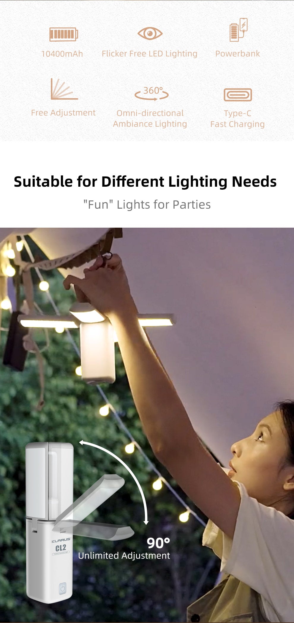 Suitable for Different Lighting Need