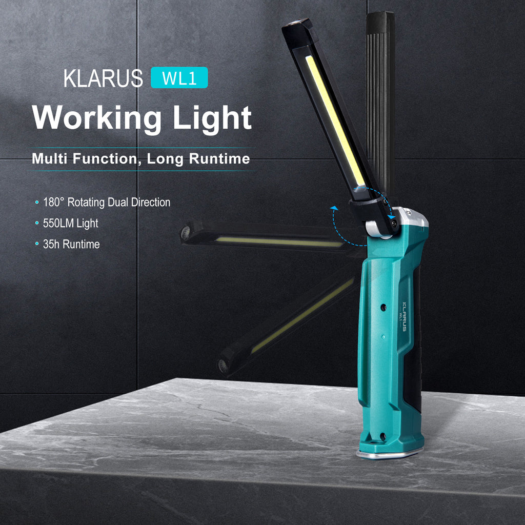 Bright 550 lumens output for optimal illumination