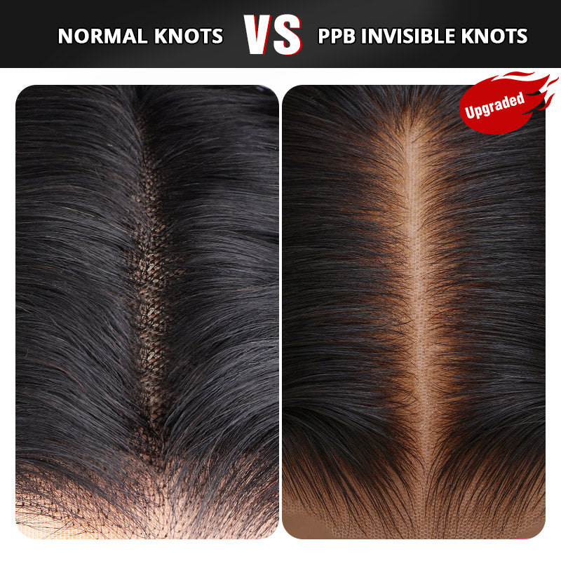 Ishow PPB? Invisible Knots HD Lace Water Wave Human Hair Wigs Pre Cut Wigs Glueless Wig Pre Plucked