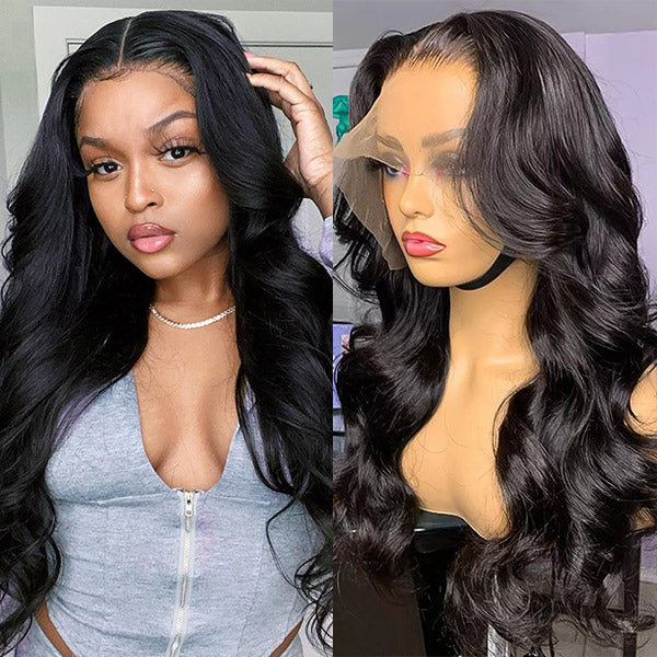 Ishow Body Wave Lace Front Wig HD Lace Frontal Wig Unprocessed Glueless Human Hair Wigs