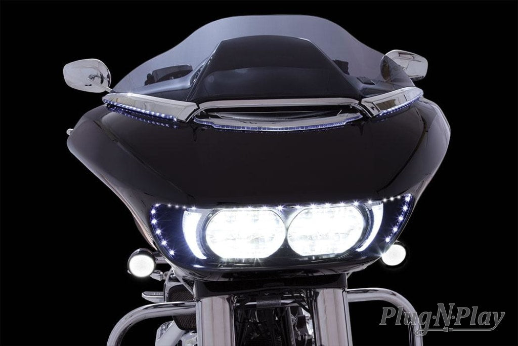 Lighted Vent Trim for Road Glide