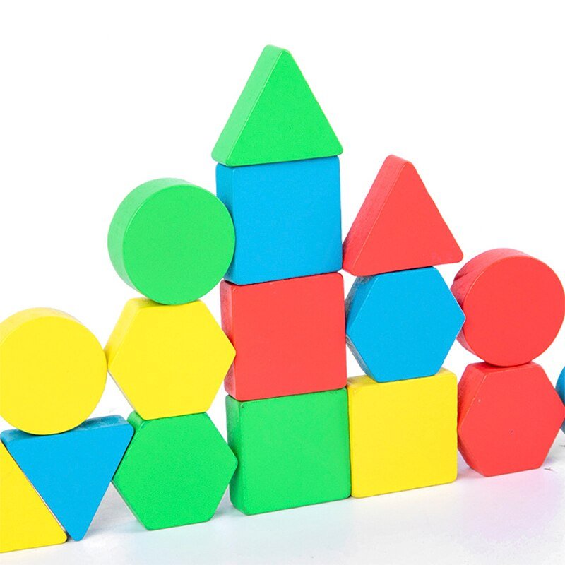 Shape Color Geometric Matching Game Kids Color Sensory Educational Toy