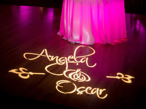 Hiliting+GOBO+gobo+gobo projector+wedding+event+design+weddingparty